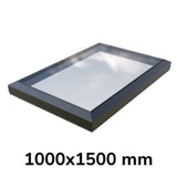 1000 x 1500 mm vast glazen lichtstraat (Premium-assortiment)