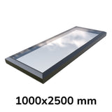 1000 x 2500 mm vast glazen lichtstraat (Premium-assortiment)