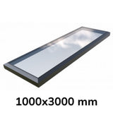 1000 x 3000 mm vast glazen lichtstraat (Premium-assortiment)