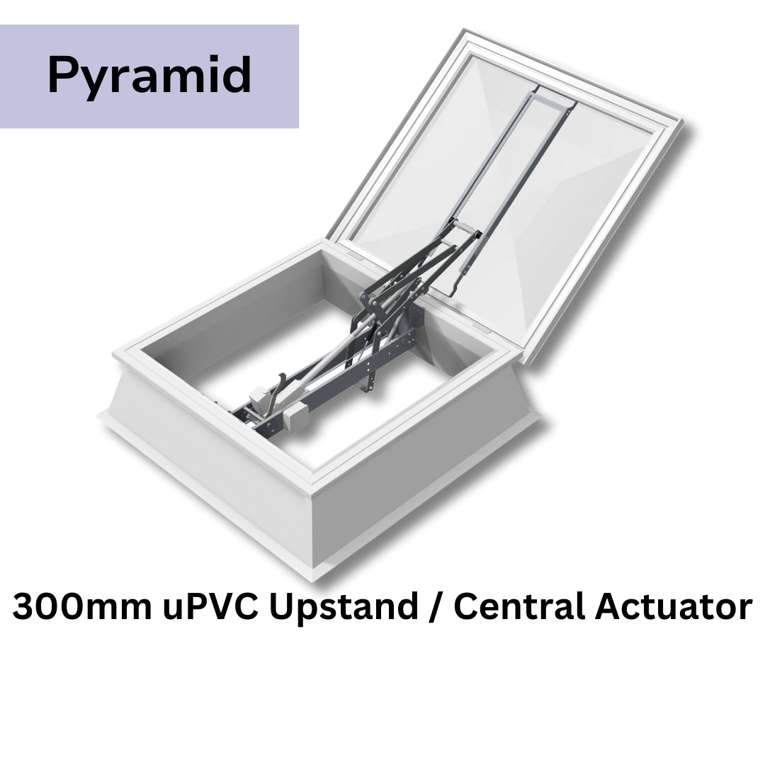 Lanterneau exutoire de fumée 1500 x 1500 mm de Mardome