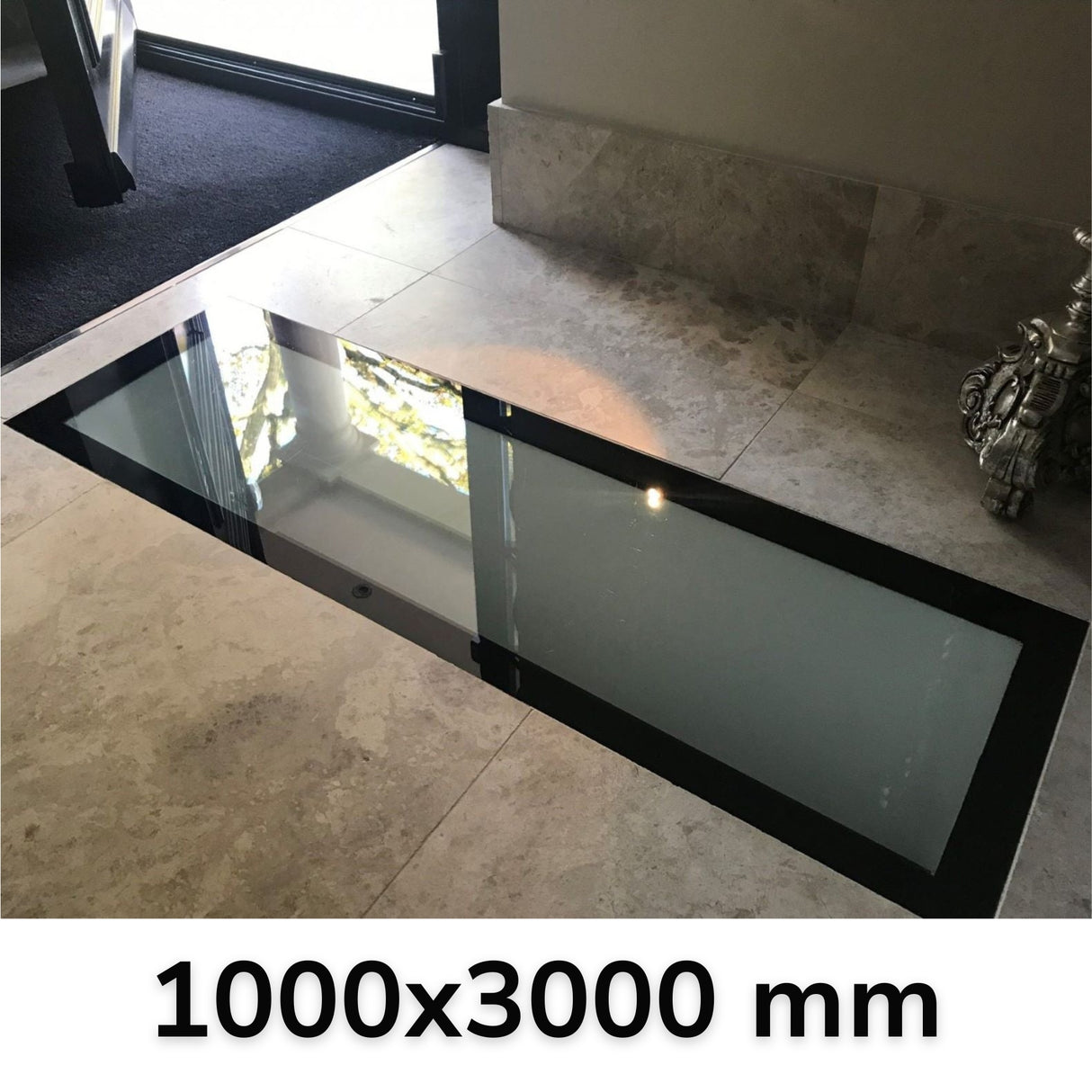 100 x 300 cm Kaderloos beloopbaar daklicht