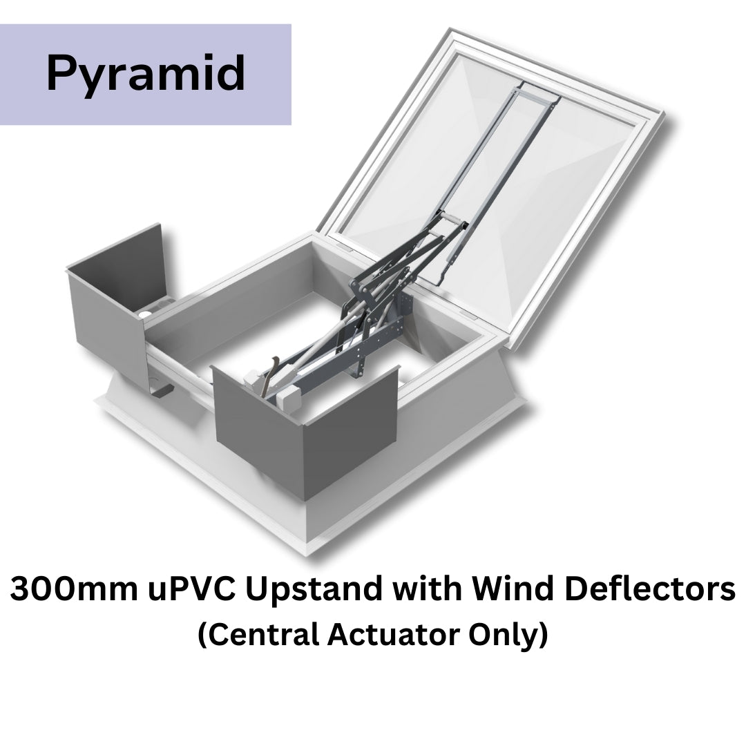 Lanterneau de ventilation de fumée 1200 x 1800 mm de Mardome