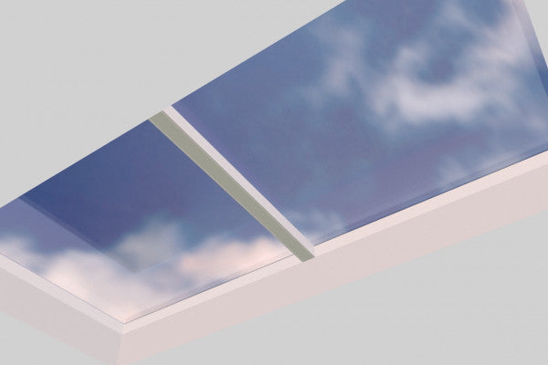 1500 x 3000 mm Fixed Glass Link Modular Skylight (1 Fixed 0 Opening)