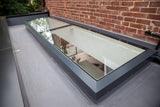 2500 x 2500 mm Electric Opening Glass Link Modular Skylight (1 Fixed 1 Opening)