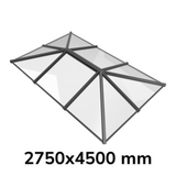 2750 x 4500 mm Stratus Verrière de Toit en Aluminium Style 5 (Traditionnel)