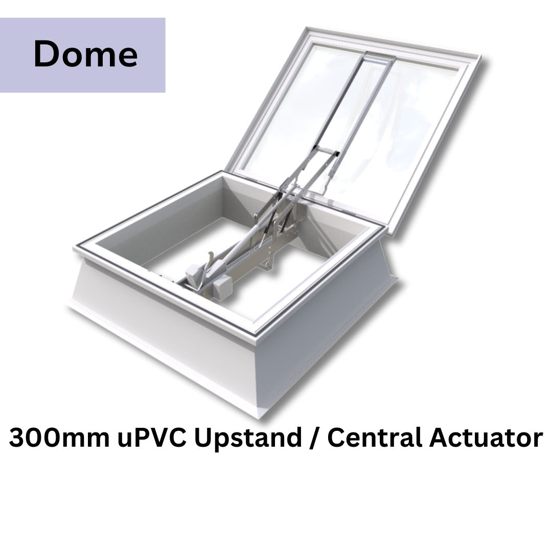 Lanterneau exutoire de fumée 1500 x 1500 mm de Mardome