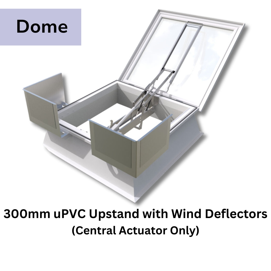 Lanterneau de ventilation de fumée 1200 x 1350 mm de Mardome