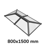 800 x 1500 mm Stratus Verrière de Toit en Aluminium Style 2 (Traditionnel)