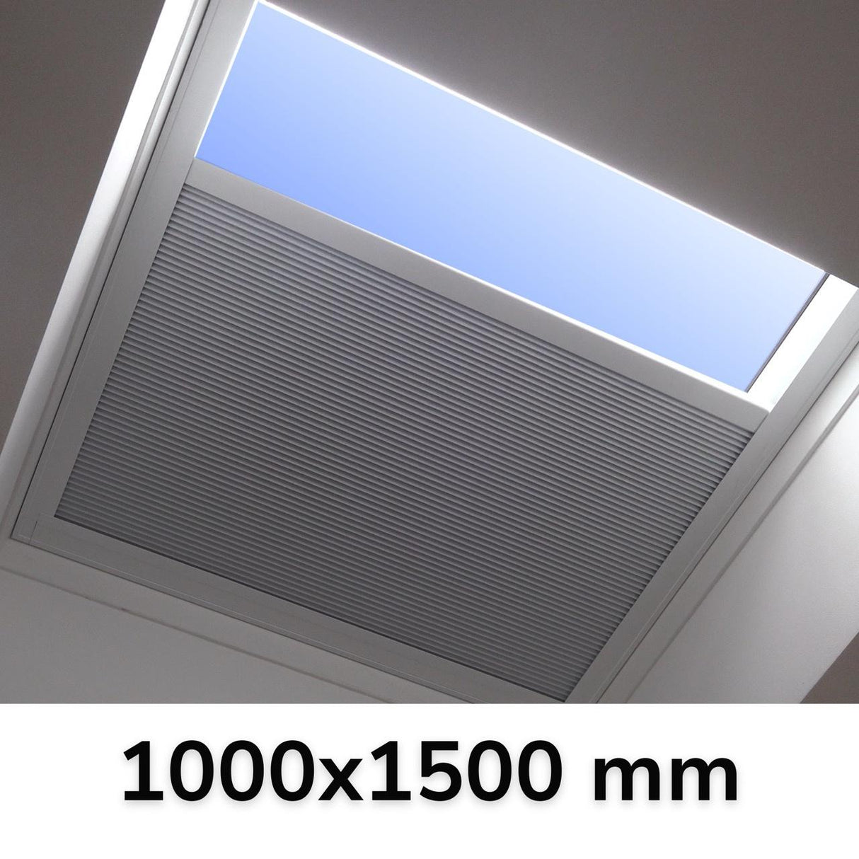 1000 x 1500 mm LD handmatige jaloezieën voor platte/schuine daken en lichtstraten