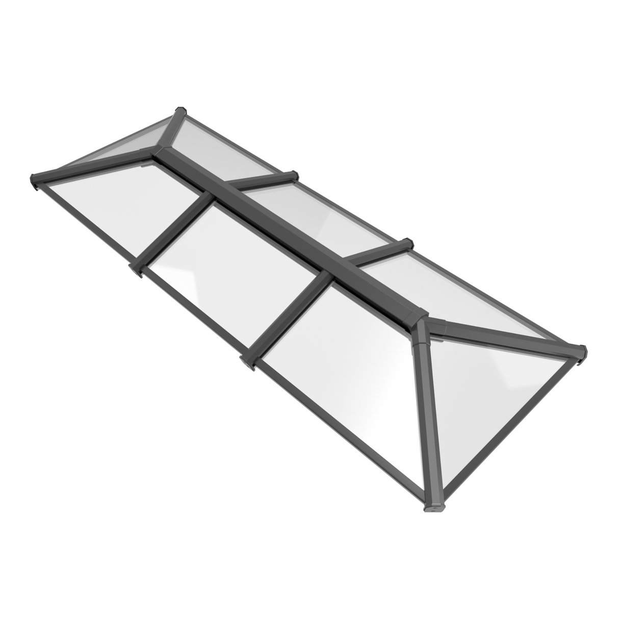 750 x 3500 mm Stratus Verrière de Toit en Aluminium Style 3 (Traditionnel)