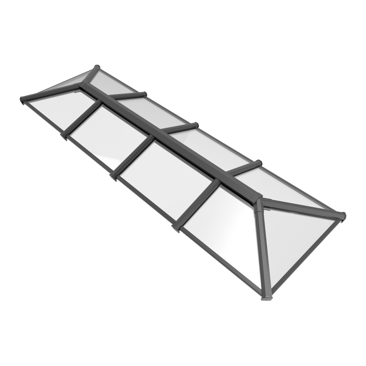 750 x 5500 mm Stratus Verrière de Toit en Aluminium Style 6 (Traditionnel)