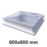 600 x 600 mm Polycarbonaat Vaste Koepel Daklicht van Mardome Trade