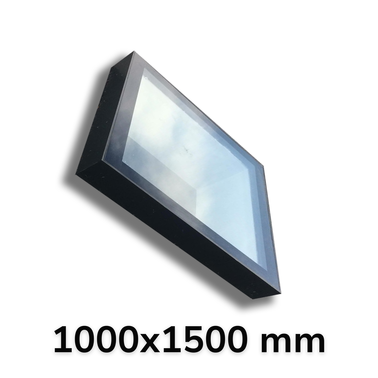 1000 x 1500 mm LD-framed hellend daklicht